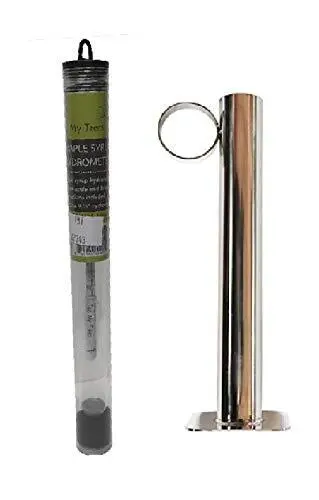 Tap My Trees Vt State Tested Maple Syrup Hydrometer And Hydrometer Test Cup Bund
