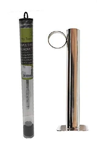 Tap My Trees Vt State Tested Maple Syrup Hydrometer And Hydrometer Test Cup Bund