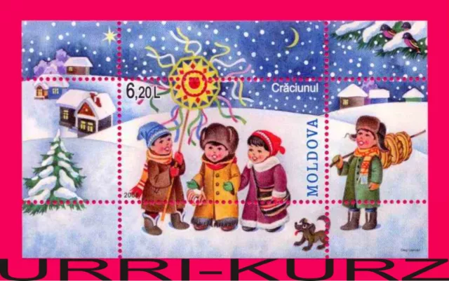 MOLDOVA 2008 Winter Holiday Christmas Children Folk-Lore Traditions s-s Mi Bl.44