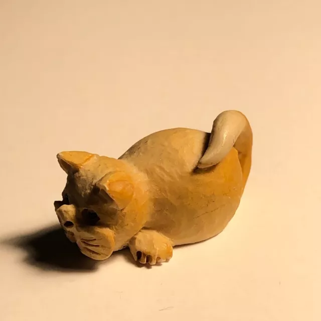 Vintage Colour Box Cats Plain Cat Figurine Peter Fagan Collectable 2