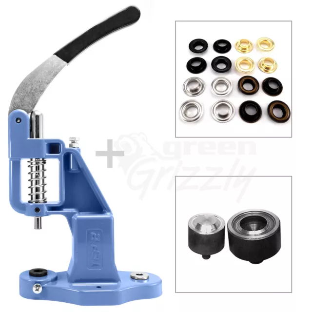 Pack, Set of Hand Press Tool, 100 Eyelets Grommets Setter Die Machine, S002