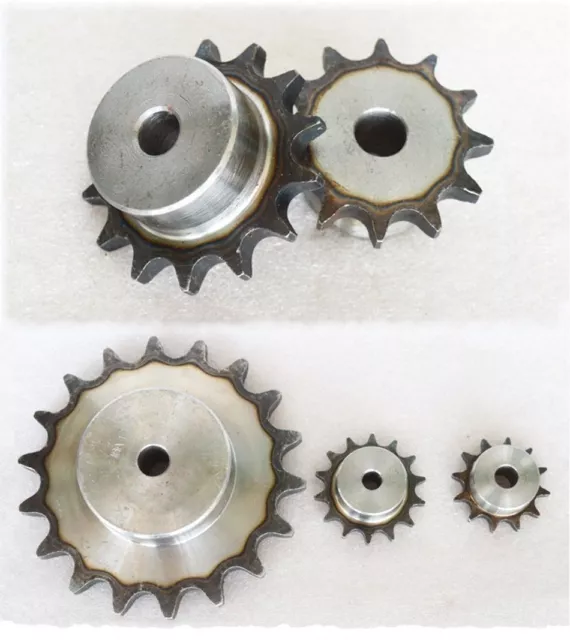 #25 Roller Chain Drive Sprocket 9T-80T Pitch 1/4" 6.35mm For #25 04C Chain