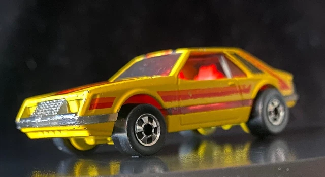 Hot Wheels 1979 Blackwall Ford Mustang Turbo The Hot One's HK SEHR GUTER ZUSTAND **SIEHE VIDEO**