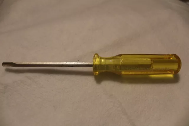 Vintage Upson Chrome Alloy - CH 3/16 Clutch Tip Screwdriver