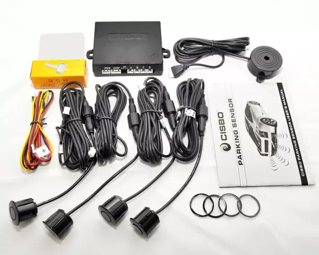 CISBO SB397-4 18.2 mm Or 21mm Rerversing Rear Parking Sensors Audio  CANBUS Kit