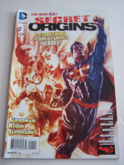 Dc Comics Warner Bros , Secret Origins , In English N° 1 De 2014 .