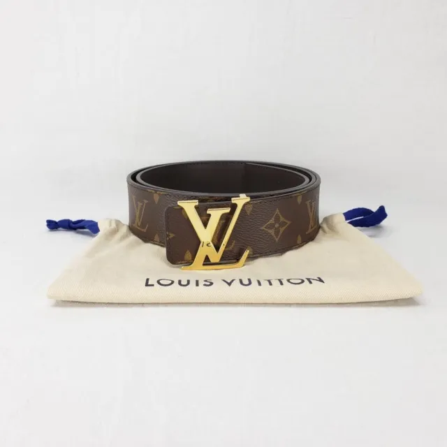 Buy LOUIS VUITTON Centure LV initial 40MM reversible monogram M9821 belt  85/34 brown black / 083601 [pre-owned] from Japan - Buy authentic Plus  exclusive items from Japan