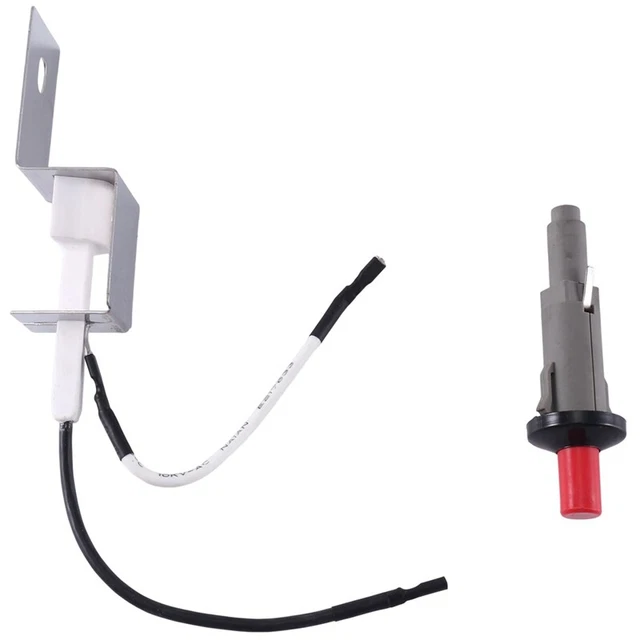 80462 Kit Accenditore Griglia a Gas compatibile con Q100 Q200 Accenditore Pulsante G2E8