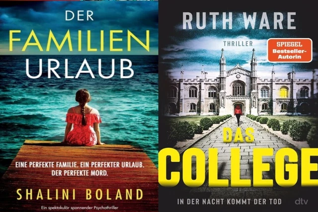 Der Familienurlaub von Shalini Boland und Das College von Ruth Ware (2023) 2 xTb