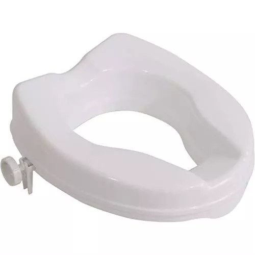 Asiento de inodoro elevado Aidapt VR224CL Vizcount 2 pulgadas (sin caja al por menor)