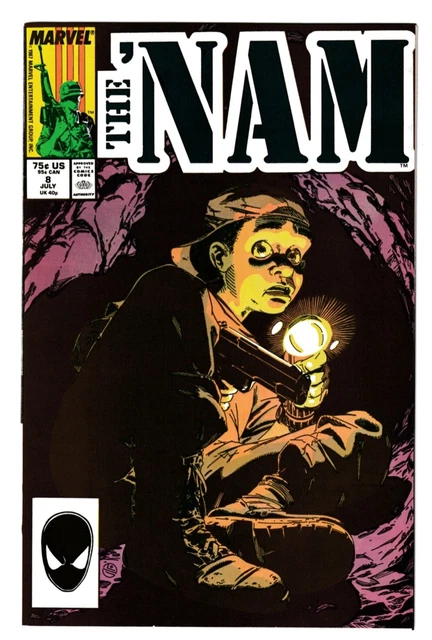 THE 'NAM #8 (1987) NM 1st App THE TUNNEL RAT "In The Underground" Vietnam War 