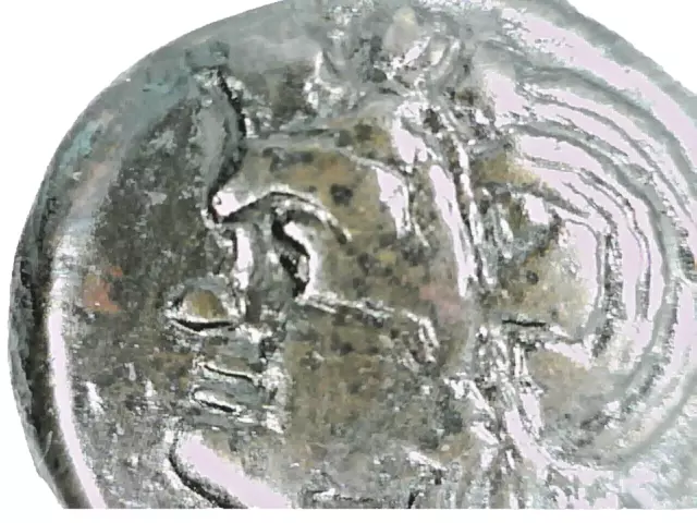 Greek Crimea Cimmerian Bosporos Pantikapaion Satyr Pan Lion Bronze Ancient Coin 3
