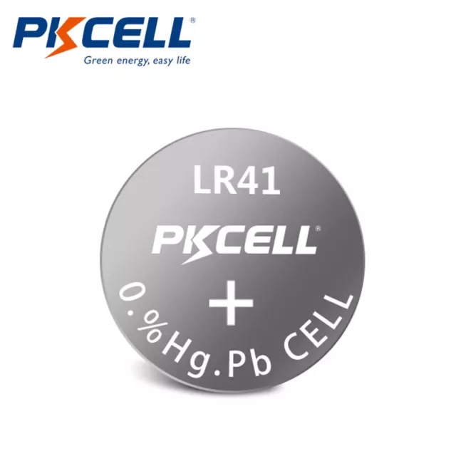 LR41 pkcell (20 piece) LR736 AG3 392 384 GP192 1.5V Battery Alkaline Button  Cell