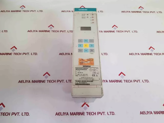 Siemens 7sj6001-4ea00-0da0/bb overcurrent protection relay (Not Working)