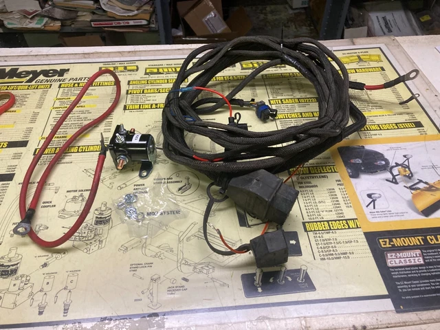 Meyer Snow Plow Wiring Harness & Solenoid- Part# 22610 & 15370
