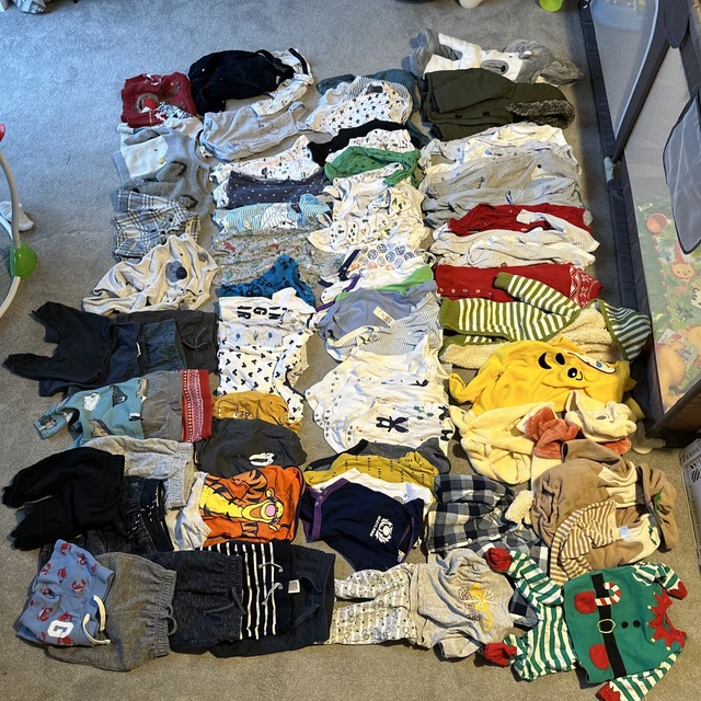 Baby Boys 3-6M Month clothes Bundle Job Lot Huge 80+ Items