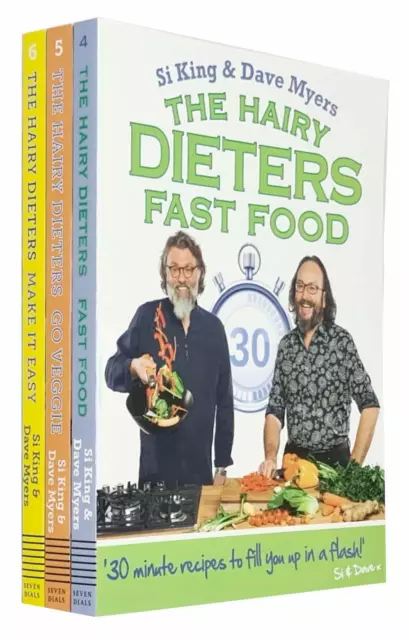 The Hairy Dieters Healthy Eating Collection 3 Books Set Paperback NEW