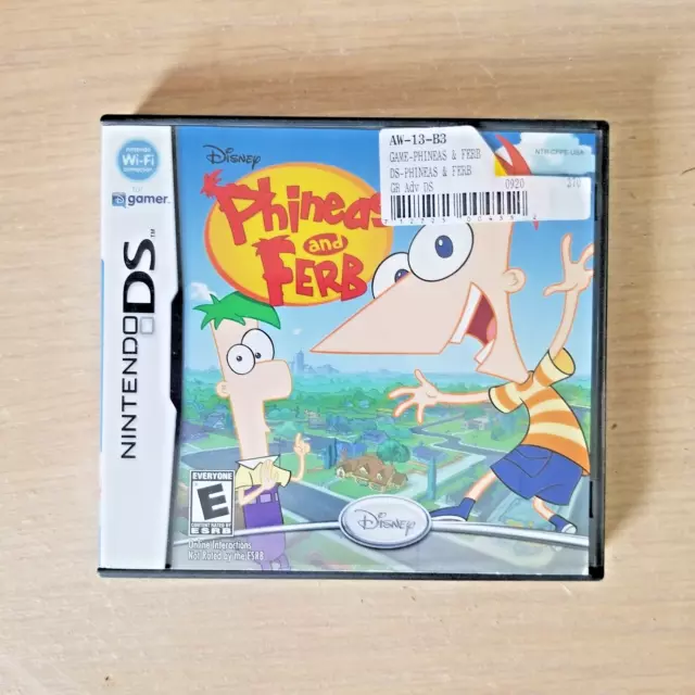 Phineas and Ferb Nintendo DS Case & Manuals only NO GAME