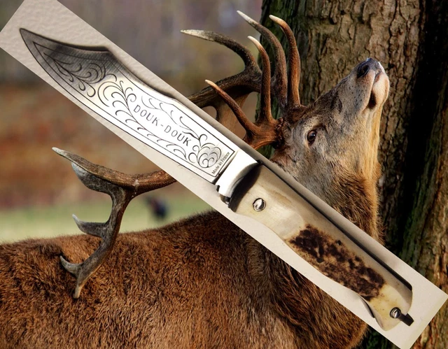 Couteau Pliant Opinel Régional - Manche Bois De Cerf, Carbone, France