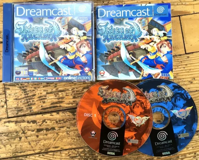 Tbe - Skies Of Arcadia Complet Boîte Notice Sega Dreamcast Pal Euro (Fr) Cib Ovp