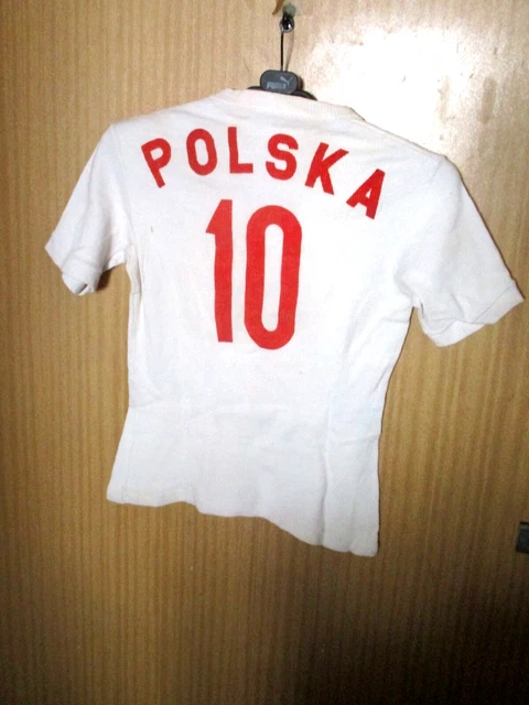 Maillot porté shirt worn match ancien EQUIPE DE FRANCE N° 9 VOLLEYBALL 80's