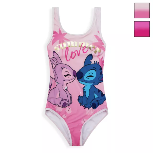 Costume da bagno intero Disney Stitch 1 pezzo mare per bambina 6663