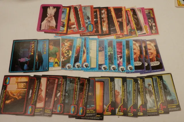 Mixed Lot of Vintage TV & Movie Trading Cards Incl; Jaws ET Close Encounters