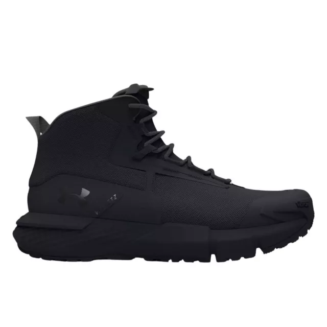 Under Armour Mens UA Valsetz Mid Tactical Boots - 3027382-001 - Black/Jet Gray