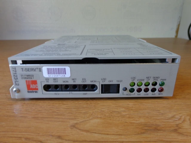 ADC Kentrox T-SERV II CSU T1/PR1 Channel Service 77123