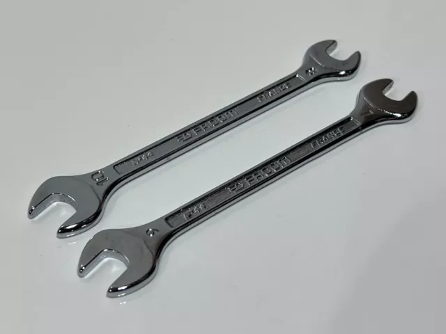 FACOM Tools (Made in France) 2pc No. 4 Metric Open-End Wrench Set - 7mm to 10mm