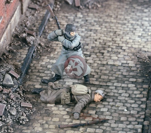VERLINDEN 1/35 SANITATER German Medic & Wounded Soldier WWII (2 Figures) 1721 $27.71