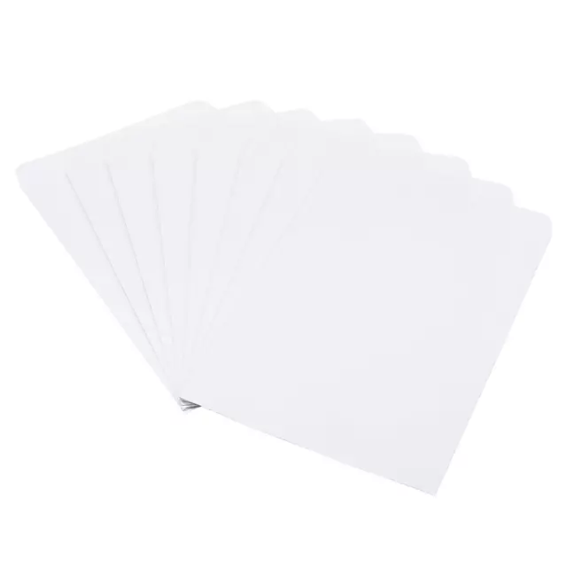 Sobres en Blanco 3#, 100 Paquete Papel Pequeños Sobres para Saludo Nota, Blanco
