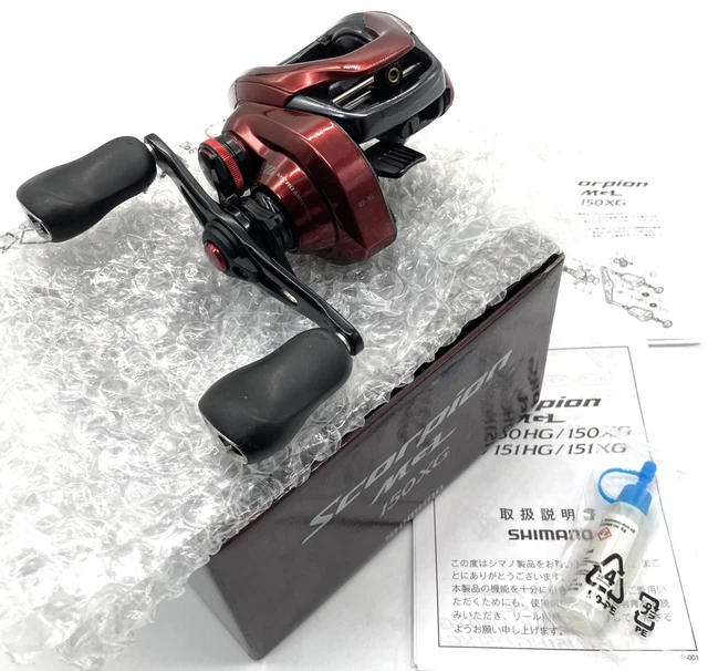 SHIMANO SCORPION MGL 150 XG Baitcast Reel Right Hand from