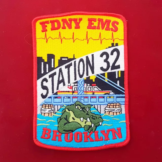 Patch Feuerwehr Firefighter F.D.N.Y. USA Station 32  #3
