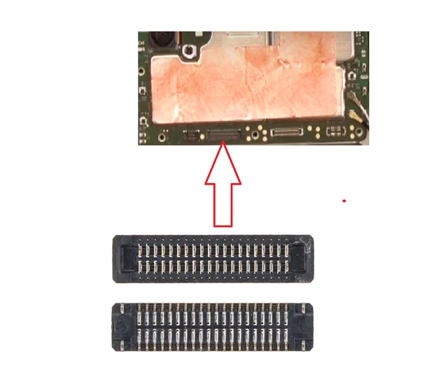 Connecteur FPC LCD Pour Carte Mère Google Pixel 7A - Plaqué Or - Pièce Détachée Neuve