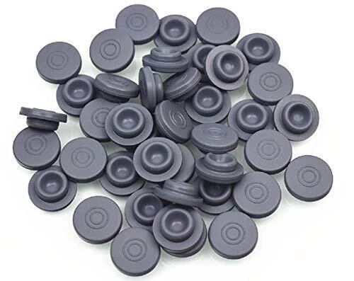 100 pieces Mushrooms Self Healing Rubber Injection Ports,13mm Rubber