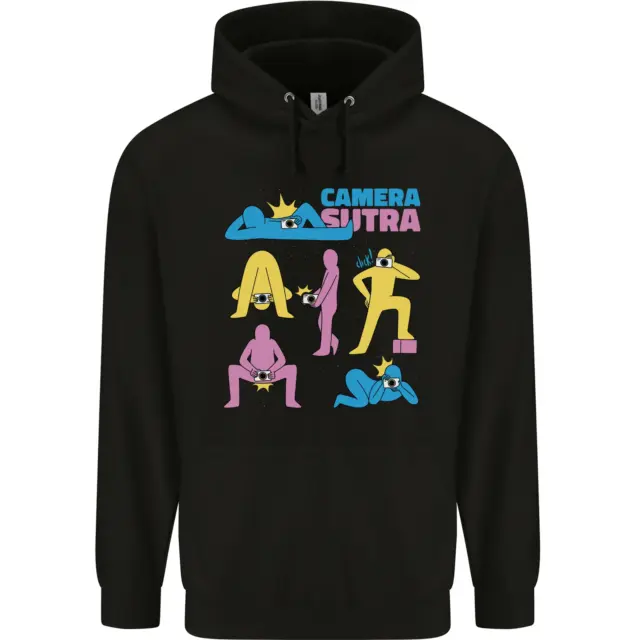 Camera Sutra Photography Photographer Funny Mens 80% Cotton Hoodie