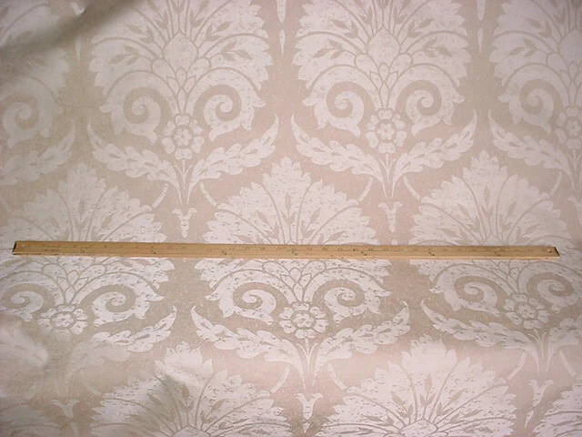 5-3/8Y Kravet Lee Jofa Sand Beige Floral Medallion Damask Upholstery Fabric 2