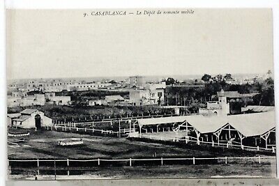 The Depot Of Remonte Mobile Casablanca Morocco CPA Postcard 8069