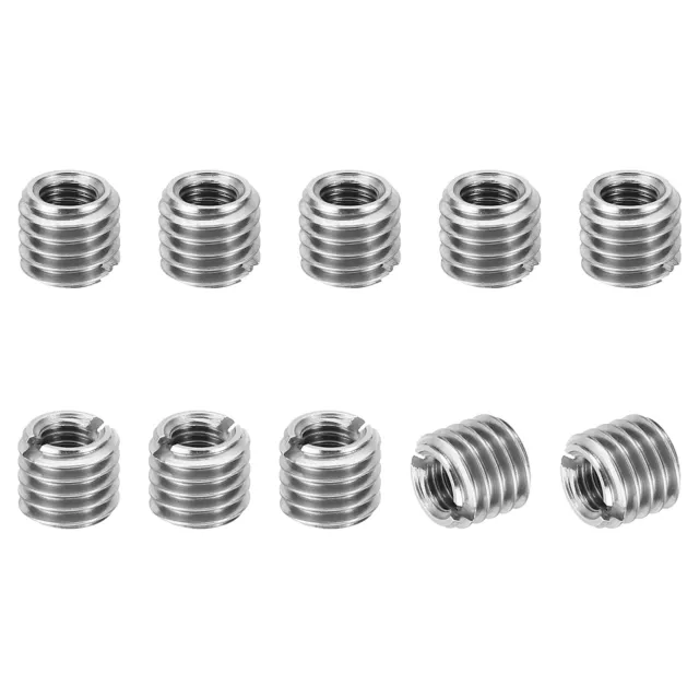 10pc Thread Repair Insert Nut Adapters Reducer M8*1.25 Male to M5*0.8 Female 7mm