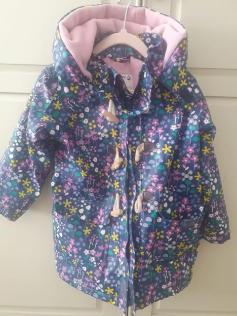 JOJO MAMAN BEBE girls waterproof Splish Splash coat 2-3 years