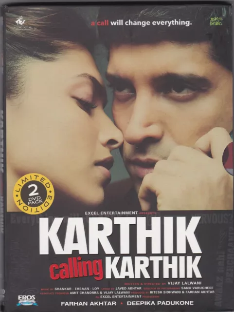 Karthik Calling Karthik  - DVD 2 x DVD  Hindi with English Subtitles All Region