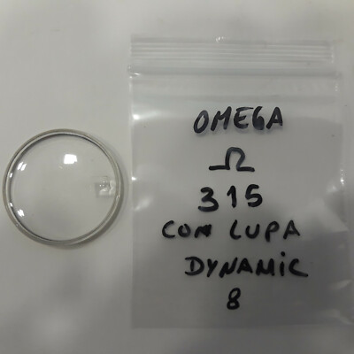 Ω ARO OMEGA Ø 305 Con Lupa doble - Aro cromado Crystal plexiglás - 