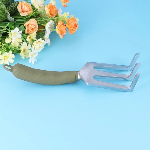 Bend-proof Small Hand Cultivator Soil Tiller Aluminum Hand Fan Rake Lightweight
