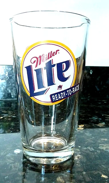 Nascar Miller Lite Beer Glass Rusty Wallace #2