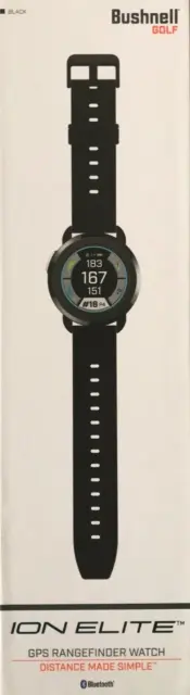 New Bushnell iON Elite GPS Golf Watch Black / Color Touchscreen Slope Distances