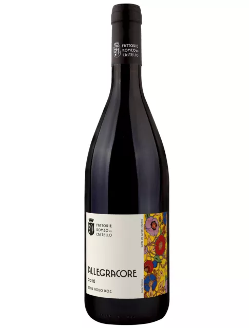 6 bt  ETNA ROSSO DOC 2016 " ALLEGRACORE " FATTORIA ROMEO DEL CASTELLO C. VIGO