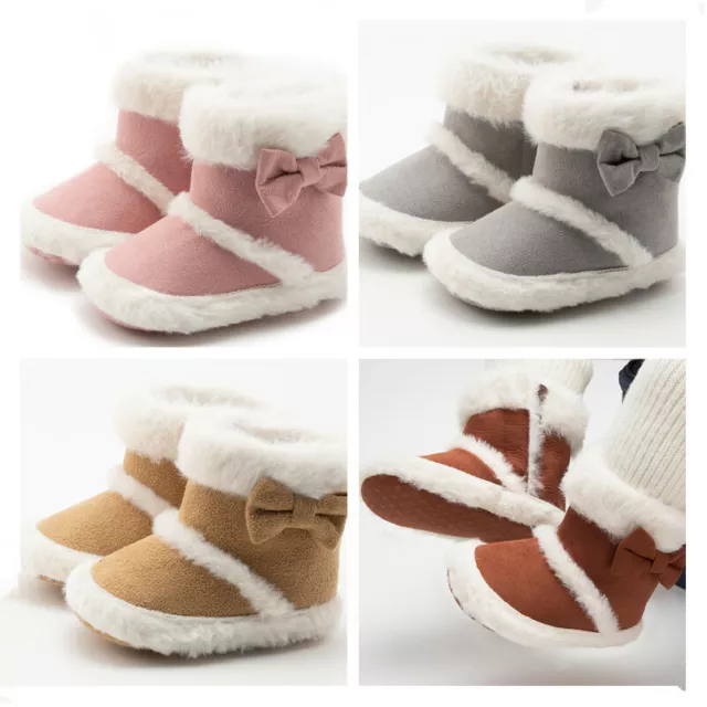 Scarpe Pram alla moda neonato bambino bambina bambino bambino bambino bambino alto fiocco stivali da neve