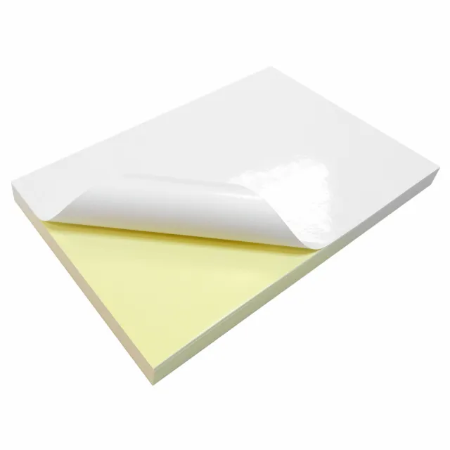 GLOSSY / MATT A4 White Self Adhesive / Sticky Sticker Label Printing Paper Sheet