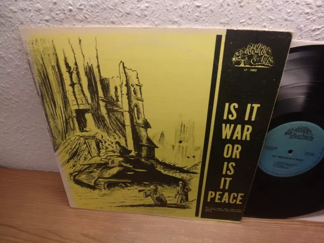 Fatman Riddim Section Is It War Or Is It Peace? megarare Lp, Roots Reggae Dub,